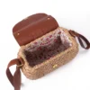 Bolso de hombro de paja con borlas para mujer, bandoleras cruzadas tejidas de diseñador famoso, novedad de verano, 2024 - Imagen 4