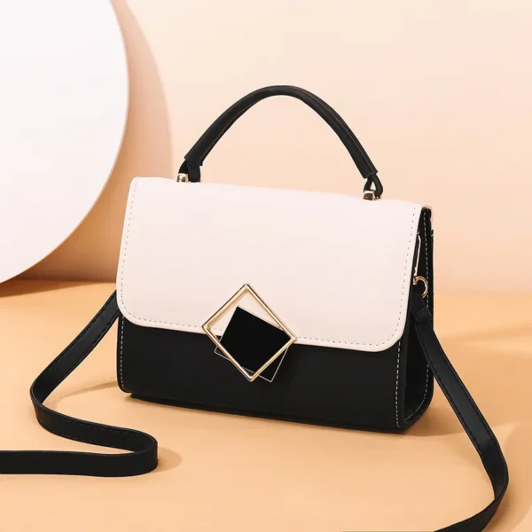 Bolso de hombro serpentino de marca, diseño de tendencia, bolso de color a rayas - Imagen 6