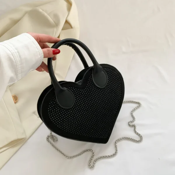 Bolsos de mensajero para mujer, bolsos de mano con cadena de lujo para mujer - Imagen 7