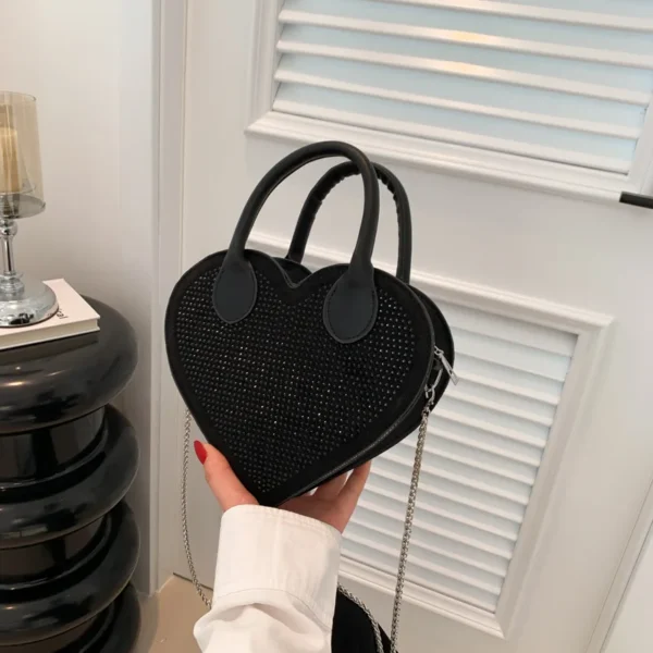 Bolsos de mensajero para mujer, bolsos de mano con cadena de lujo para mujer - Imagen 6