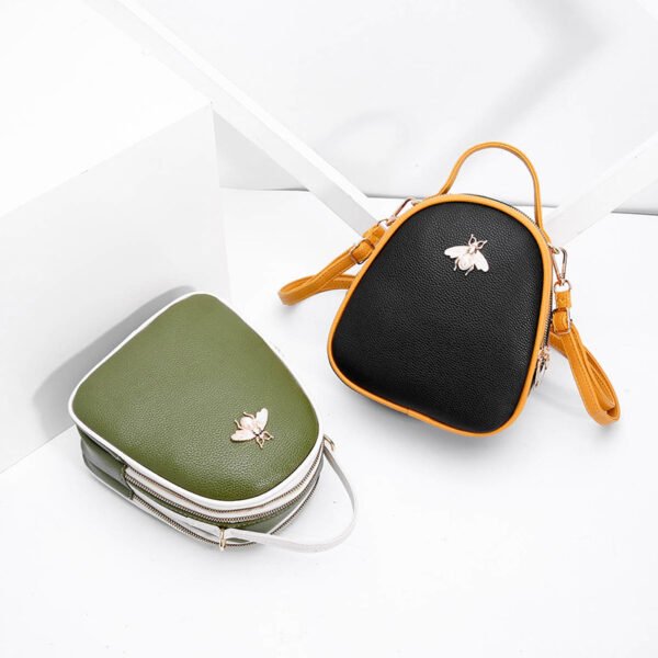 Mochila para mujer  nuevo estilo coreano moderno salvaje mini simple bandolera de un solo hombro Bolso pequeño - Imagen 3