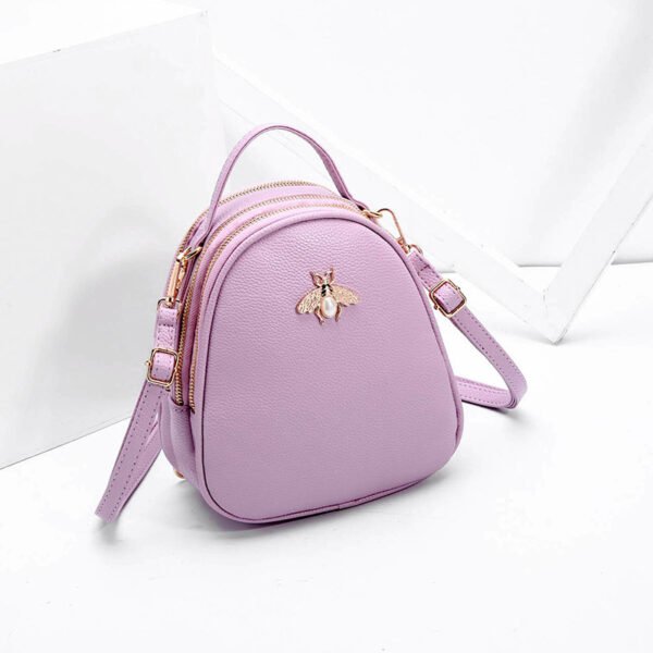Mochila para mujer  nuevo estilo coreano moderno salvaje mini simple bandolera de un solo hombro Bolso pequeño - Imagen 17