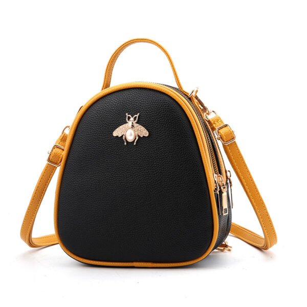 Mochila para mujer  nuevo estilo coreano moderno salvaje mini simple bandolera de un solo hombro Bolso pequeño - Imagen 4