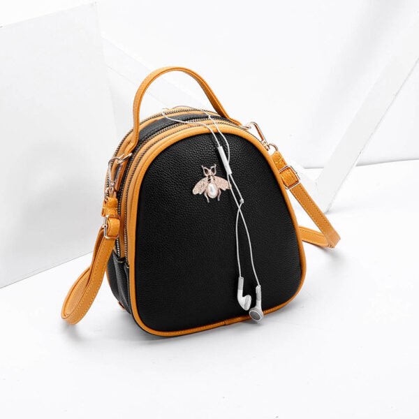 Mochila para mujer  nuevo estilo coreano moderno salvaje mini simple bandolera de un solo hombro Bolso pequeño - Imagen 5