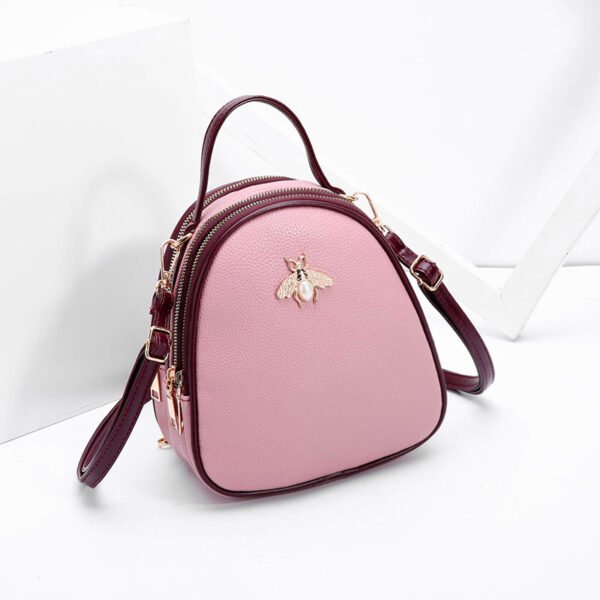 Mochila para mujer  nuevo estilo coreano moderno salvaje mini simple bandolera de un solo hombro Bolso pequeño - Imagen 8