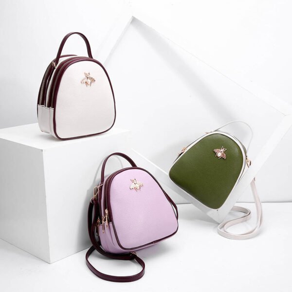Mochila para mujer  nuevo estilo coreano moderno salvaje mini simple bandolera de un solo hombro Bolso pequeño - Imagen 19