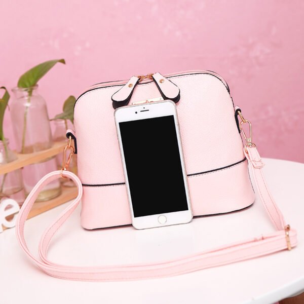 Bolso de concha con colgante de ciervo, bolso pequeño de moda con hendiduras de estilo retro coreano - Imagen 10