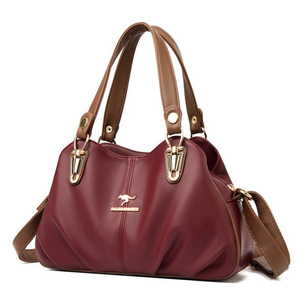 Bolso de mujer transfronterizo 2023  nuevo bolso de madre de mediana edad  hombro bolso de mano atmosférico - Imagen 5