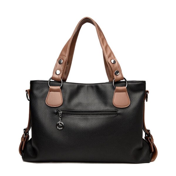 Bolso grande de cuero transfronterizo  para mujer  Bolso de motocicleta a  juego de color popular