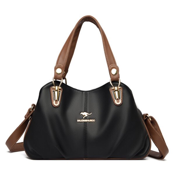 Bolso de mujer transfronterizo 2023  nuevo bolso de madre de mediana edad  hombro bolso de mano atmosférico - Imagen 3