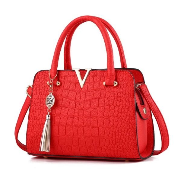 Bolso de mensajero clásico de moda para mujer, bolso informal europeo y americano al por mayor, bolso de comercio exterior con patrón de cocodrilo de gran capacidad - Imagen 6