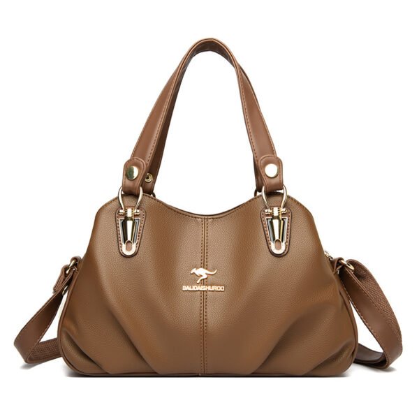 Bolso de mujer transfronterizo 2023  nuevo bolso de madre de mediana edad  hombro bolso de mano atmosférico - Imagen 8