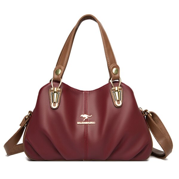 Bolso de mujer transfronterizo 2023  nuevo bolso de madre de mediana edad  hombro bolso de mano atmosférico - Imagen 4