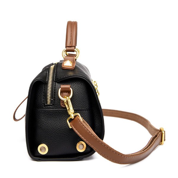Boston almohada bolsa 2023 otoño e invierno nueva PU superficie suave bolso de hombro casual textura de moda bolso casual - Imagen 2