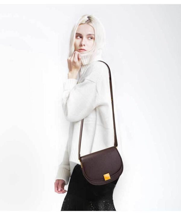 Bolso diagonal todo fósforo con correa ancha para el hombro para mujer - Imagen 2