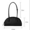 Bolso de hombro de gran capacidad de moda semicircular que combina con todo - Imagen 3