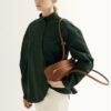Bolso de hombro de gran capacidad de moda semicircular que combina con todo - Imagen 2