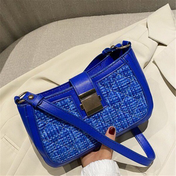 Bolso bandolera de estilo europeo y americano, bandolera pequeña con fragancia - Imagen 2