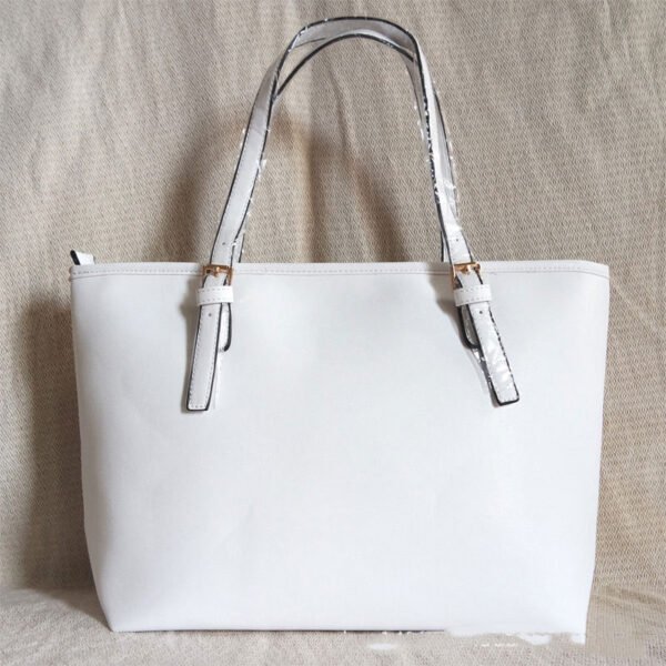 Bolso de moda bolso de hombro de cuero de grano cruzado bolso de señora bolso de compras bolso de mujer de otoño - Imagen 7