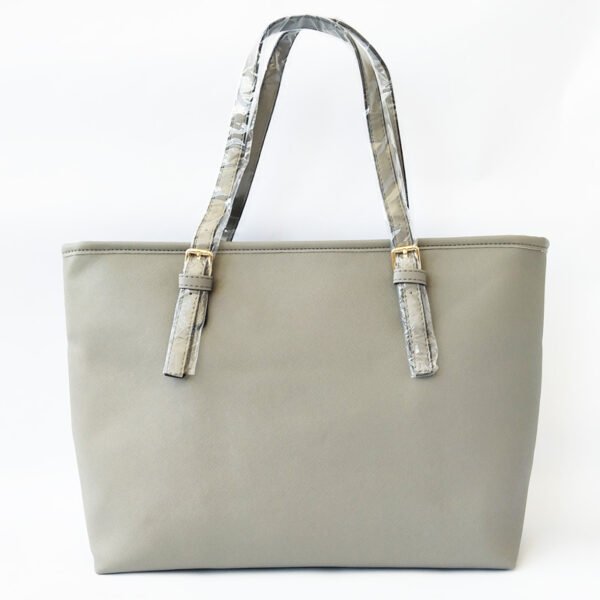 Bolso de moda bolso de hombro de cuero de grano cruzado bolso de señora bolso de compras bolso de mujer de otoño - Imagen 2
