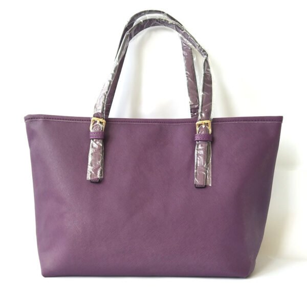 Bolso de moda bolso de hombro de cuero de grano cruzado bolso de señora bolso de compras bolso de mujer de otoño - Imagen 8