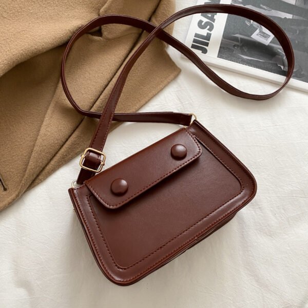 Bolso de nicho Retro bolso femenino serie Sen bolso cuadrado pequeño bolso de hombro bolso mensajero - Imagen 2