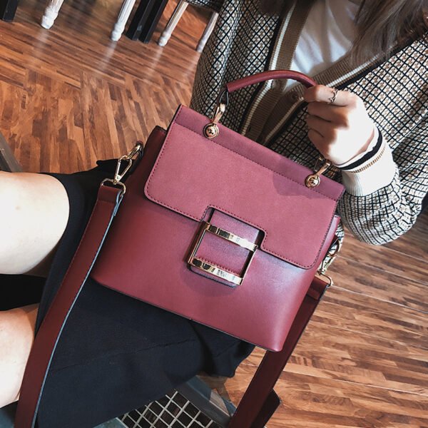 Nueva versión coreana de invierno Ofjoker Air portátil de moda de gran capacidad bolso de mujer lijado bolso cruzado - Imagen 2