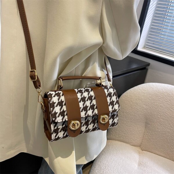 Otoño nuevo estilo bolso de mensajero de estudiante de moda elegante portátil - Imagen 5