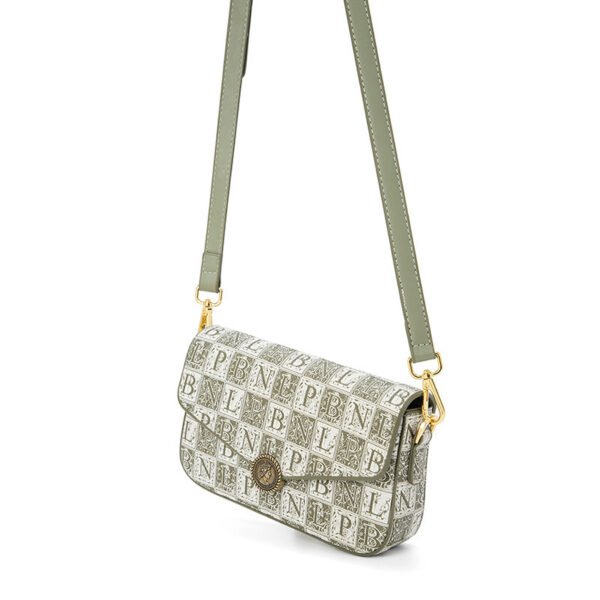 Bolso bandolera de mujer con cadena estampada - Imagen 3