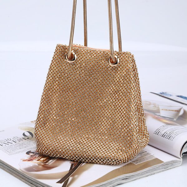 Bolsa de cena portátil multifuncional con asa de mano tipo cubo - Imagen 3