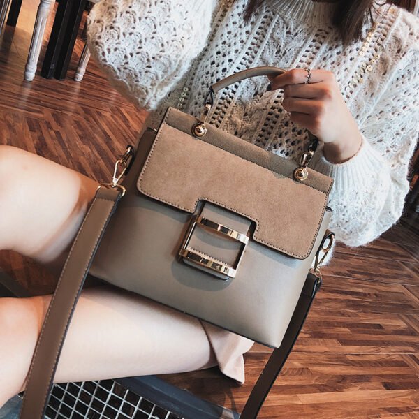 Nueva versión coreana de invierno Ofjoker Air portátil de moda de gran capacidad bolso de mujer lijado bolso cruzado - Imagen 4