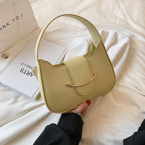 Bolso de axila con un solo hombro estilo occidental sonriente - Imagen 5