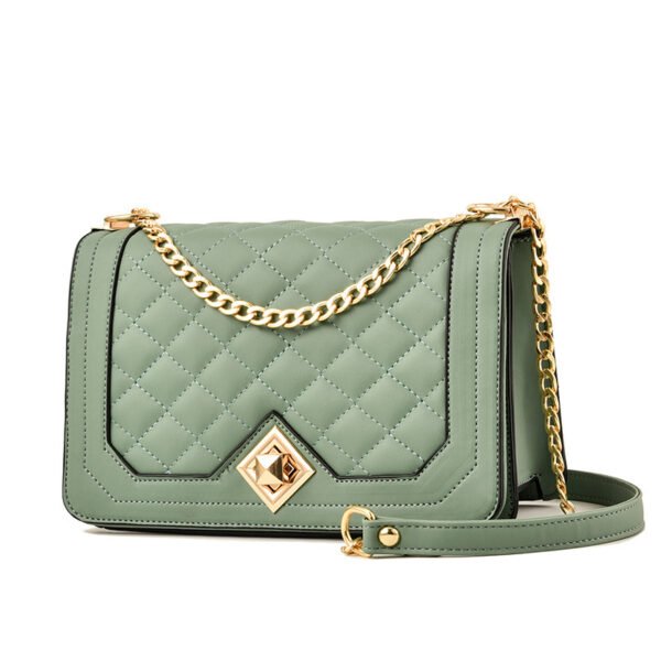 Bolsos de mano con bordado cruzado diagonal portátil de un solo hombro - Imagen 7
