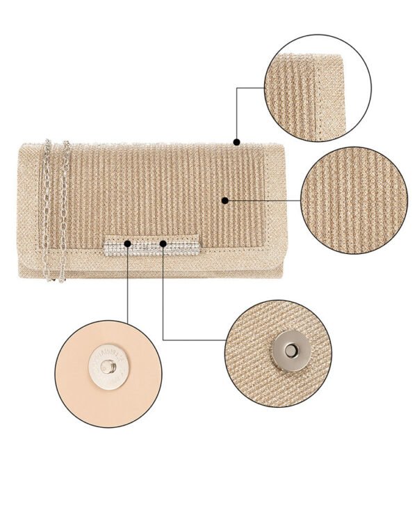 Bolso bandolera de hombro nuevo estilo portátil debajo de la axila - Imagen 2