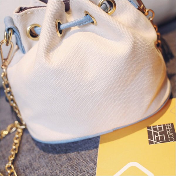 Bolso pequeño de estilo étnico para mujer, bandolera de hombro con borlas a la moda, Mini bolso tipo cubo - Imagen 10
