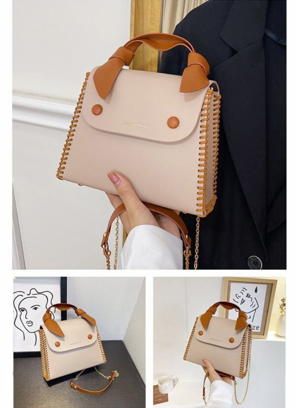 Bolso Mujer Tejido A Mano Hombro Diagonal - Imagen 9