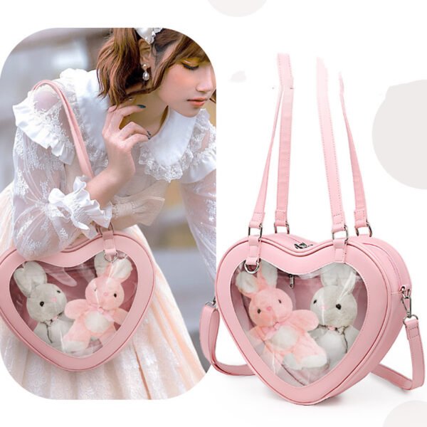 Bolso bandolera transparente Doll Love Small Pain - Imagen 6