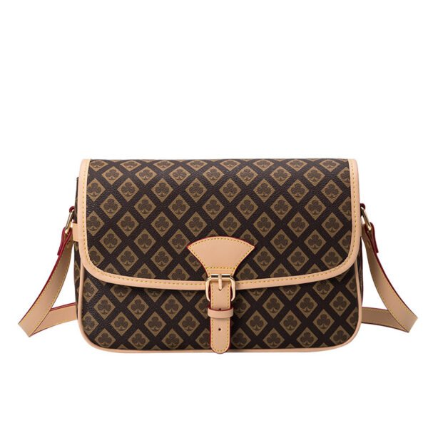 Nuevo Bolso cuadrado pequeño con estampado de cuerpo cruzado y un hombro - Imagen 4