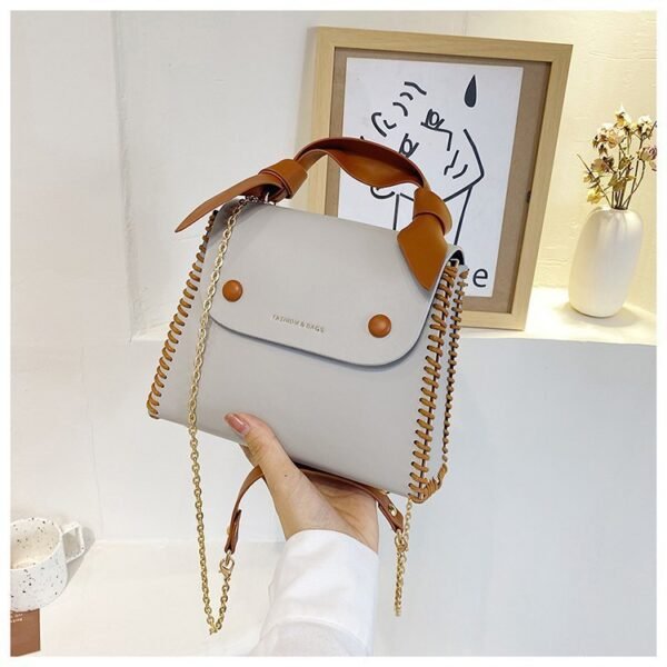 Bolso Mujer Tejido A Mano Hombro Diagonal - Imagen 4