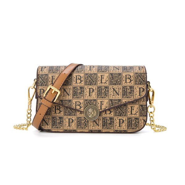 Bolso bandolera de mujer con cadena estampada - Imagen 6