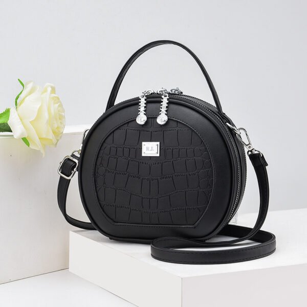 Bolso femenino de moda, bolso redondo pequeño de estilo coreano, bandolera de hombro a la moda - Imagen 10