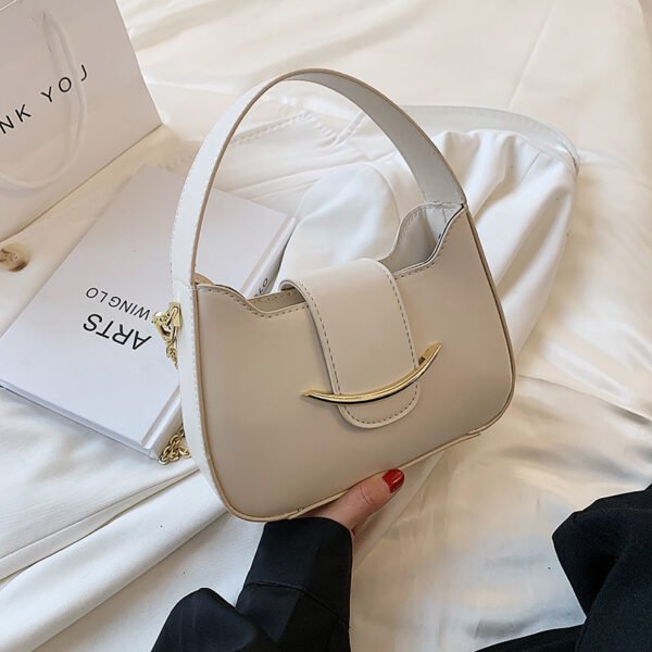 Bolso de axila con un solo hombro estilo occidental sonriente