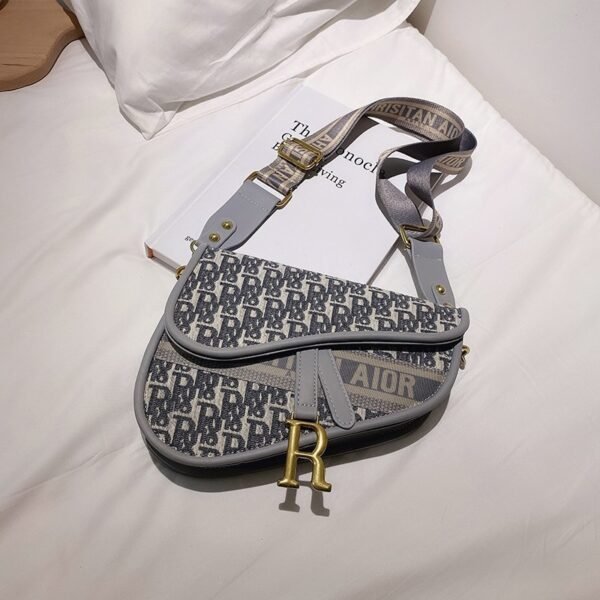 Nueva moda retro bolso de sillín bordado bandolera de hombro - Imagen 3