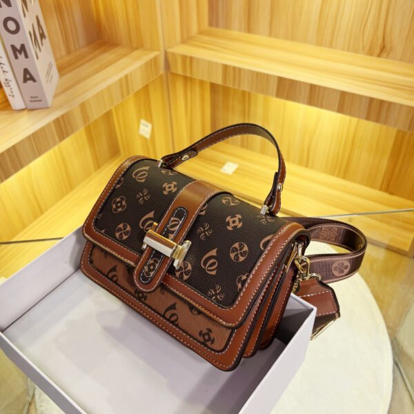Nuevo Bolso de mano que combina con todo, estilo extranjero, con textura - Imagen 4