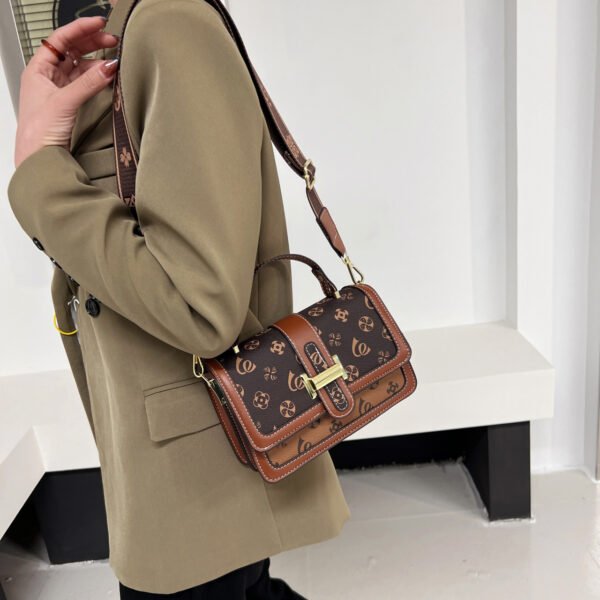 Nuevo Bolso de mano que combina con todo, estilo extranjero, con textura - Imagen 5