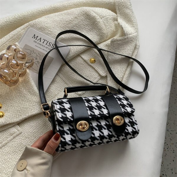 Otoño nuevo estilo bolso de mensajero de estudiante de moda elegante portátil - Imagen 7