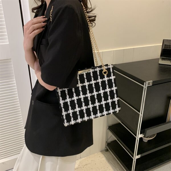 Bolso de hombro con cadena para mujer de gran capacidad - Imagen 2