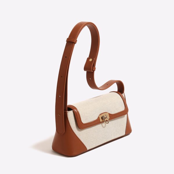 Bolso de mujer todo fósforo de moda nuevo con un solo hombro en contraste de color - Imagen 8