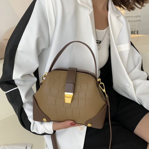 Bolso Messenger De Cuero Simple De Moda Todo Fósforo - Imagen 7