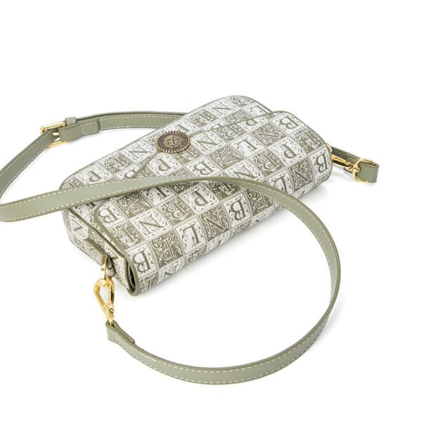 Bolso bandolera de mujer con cadena estampada - Imagen 5